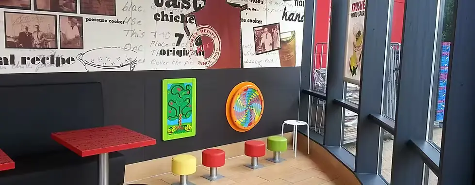 PlayCorner installed in a Quick Service Area