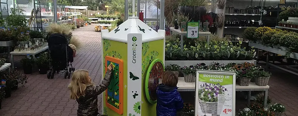 PlayCorner in a garden supermarket