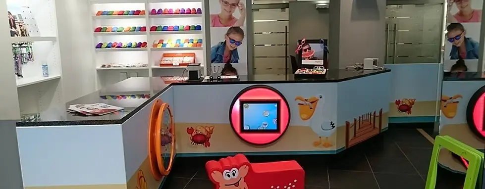 PlayCorner in an optician store