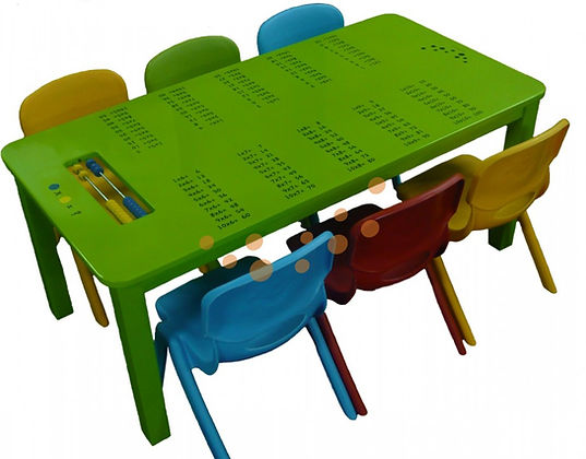 Table Table set (Incl. 6 funchairs)
